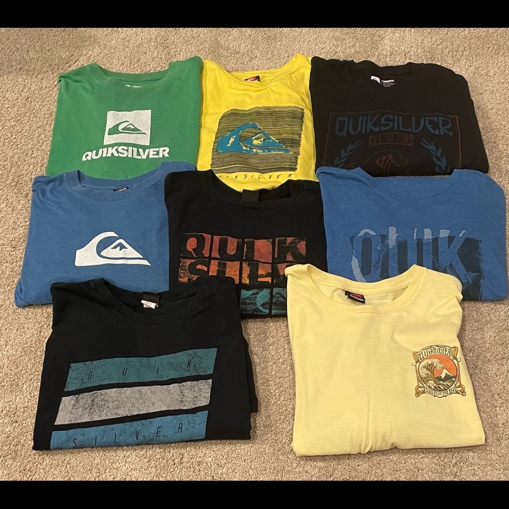 Quicksilver Short Sleeved Shirts Bundle